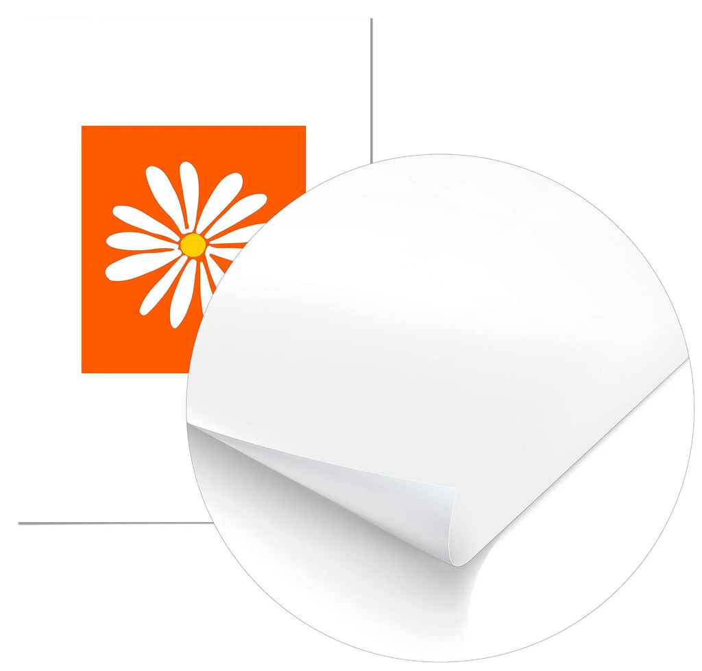 Cuadro Agatha Ruiz de la Prada Margarita Fondo Naranja Home & Living Póster70x100cm