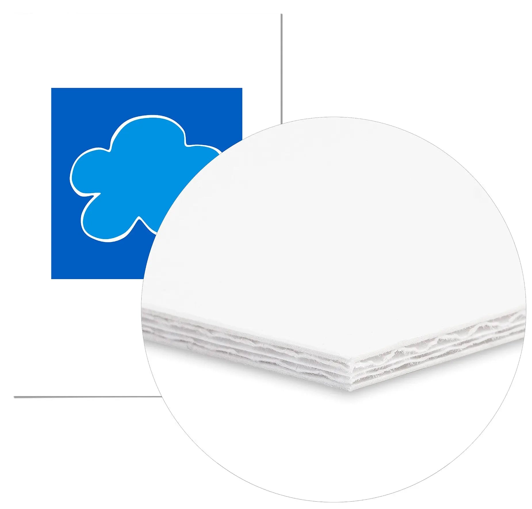 Cuadro Agatha Ruiz de la Prada Nube Fondo Azul freeshipping - Home and Living