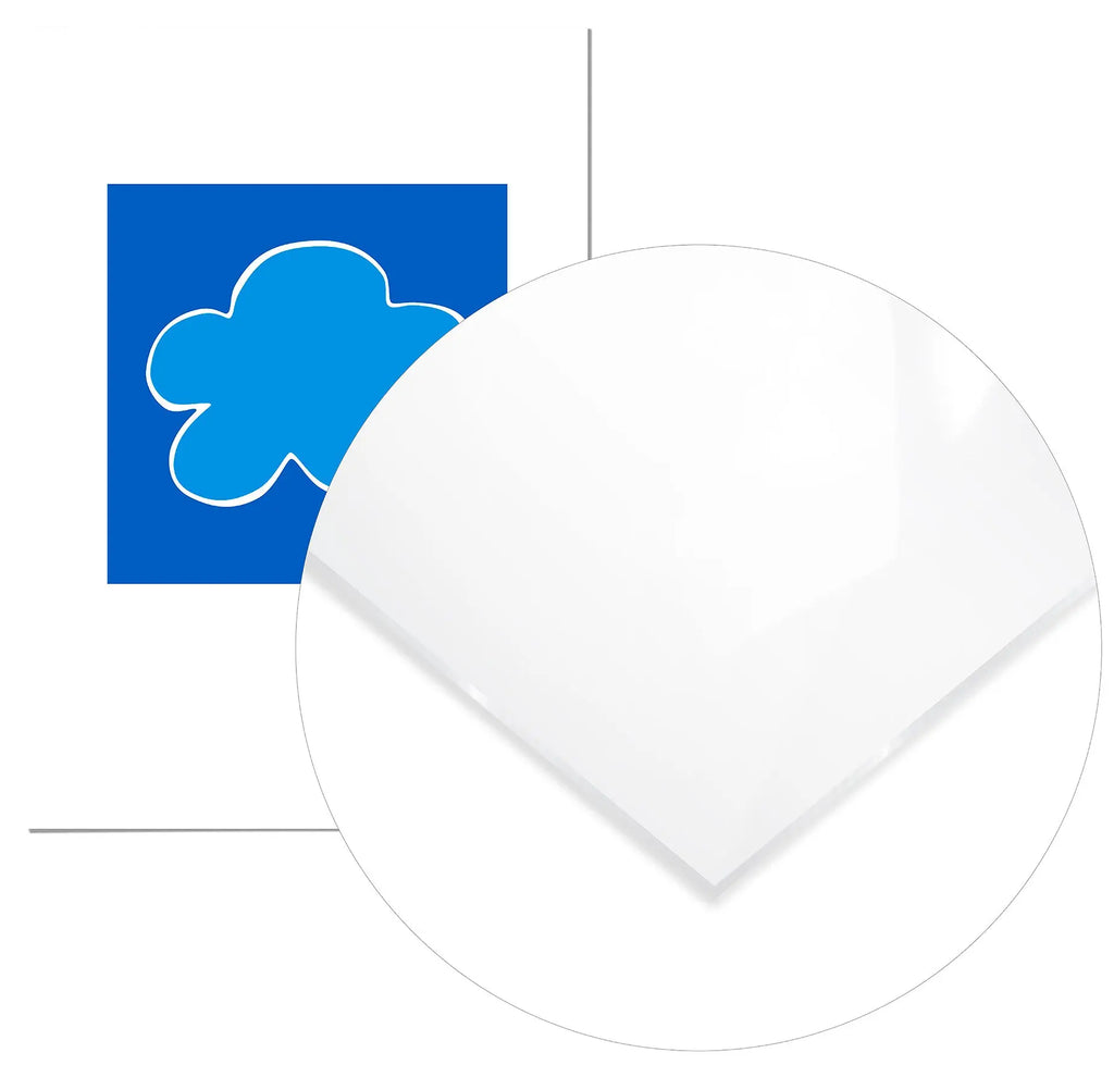 Cuadro Agatha Ruiz de la Prada Nube Fondo Azul freeshipping - Home and Living