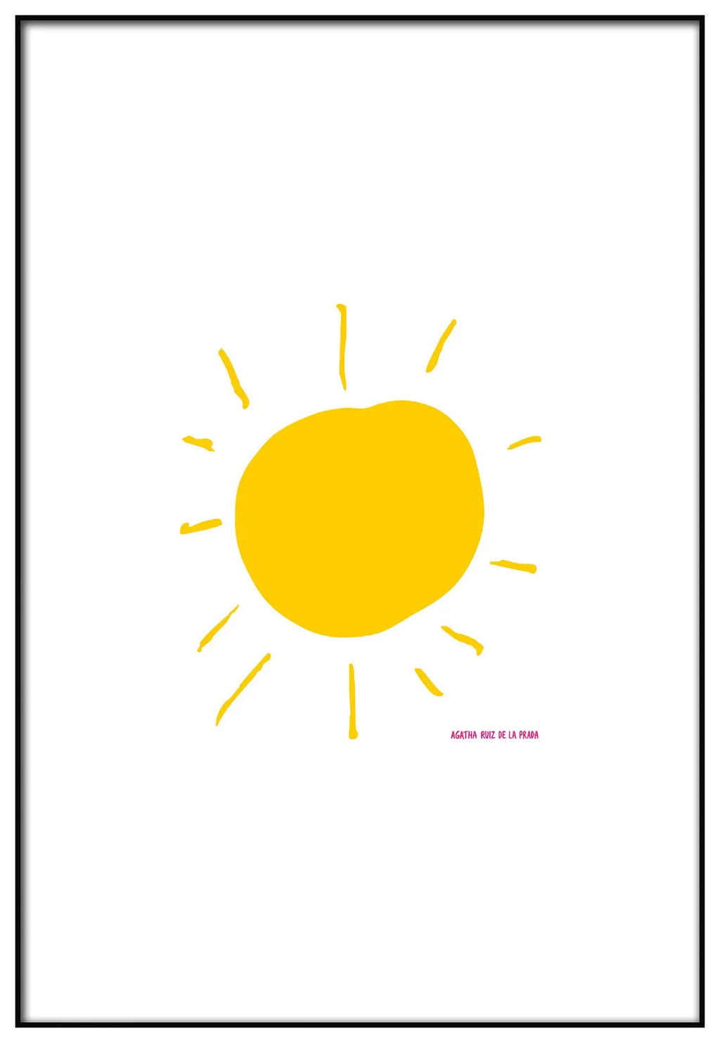 Cuadro Agatha Ruiz de la Prada Sol freeshipping - Home and Living