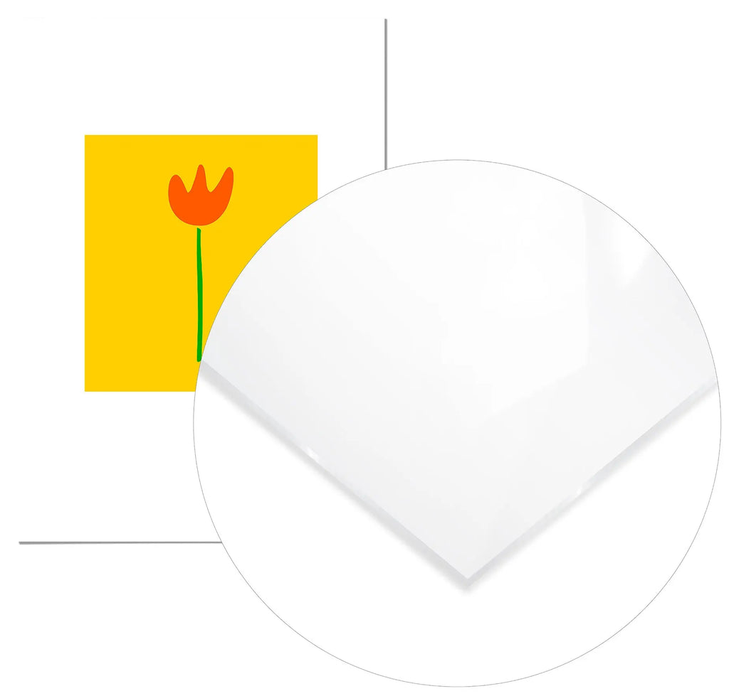 Cuadro Agatha Ruiz de la Prada Tulipán Fondo Amarillo freeshipping - Home and Living