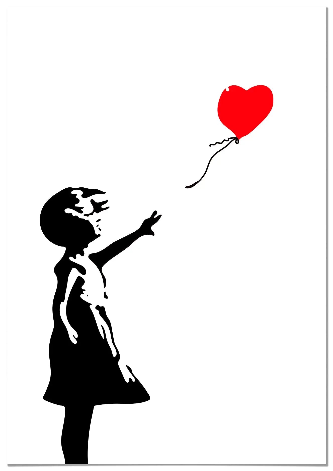 Cuadro Banksy Niña con Globo freeshipping - Home and Living