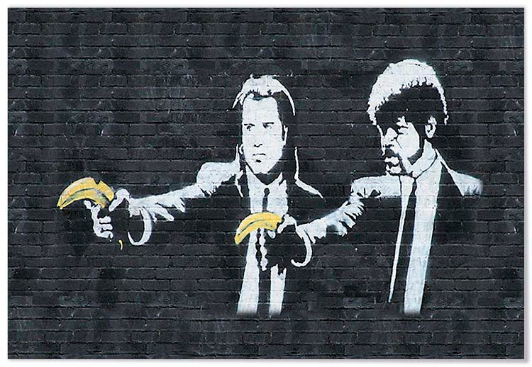 Cuadro Banksy Pulp Fiction Home & Living 