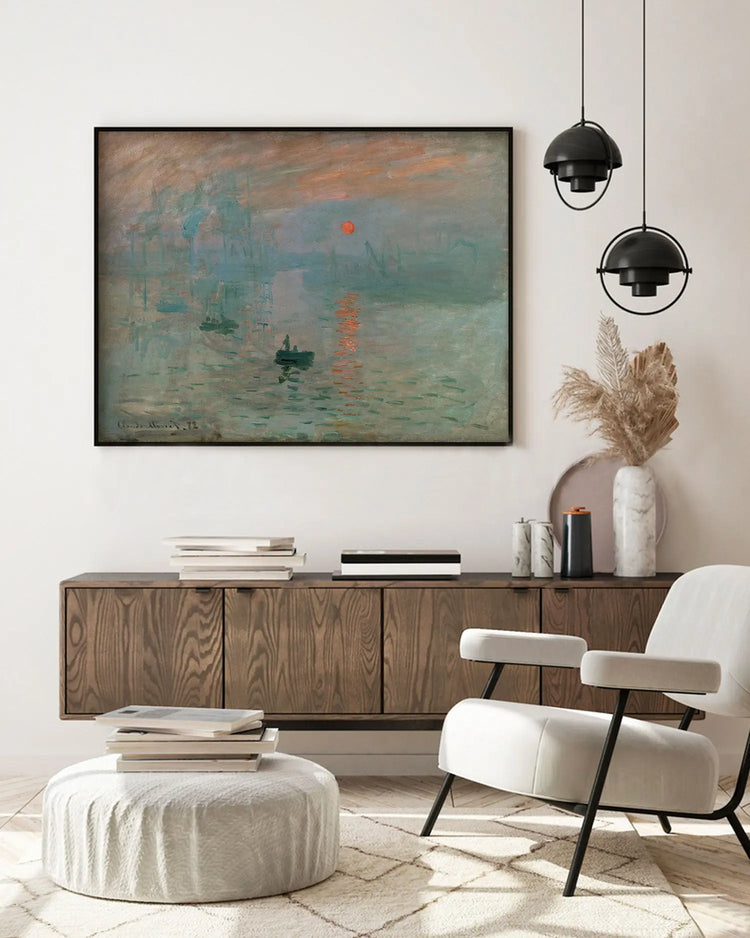 Cuadro Claude Monet Impresión, Sol Naciente freeshipping - Home and Living