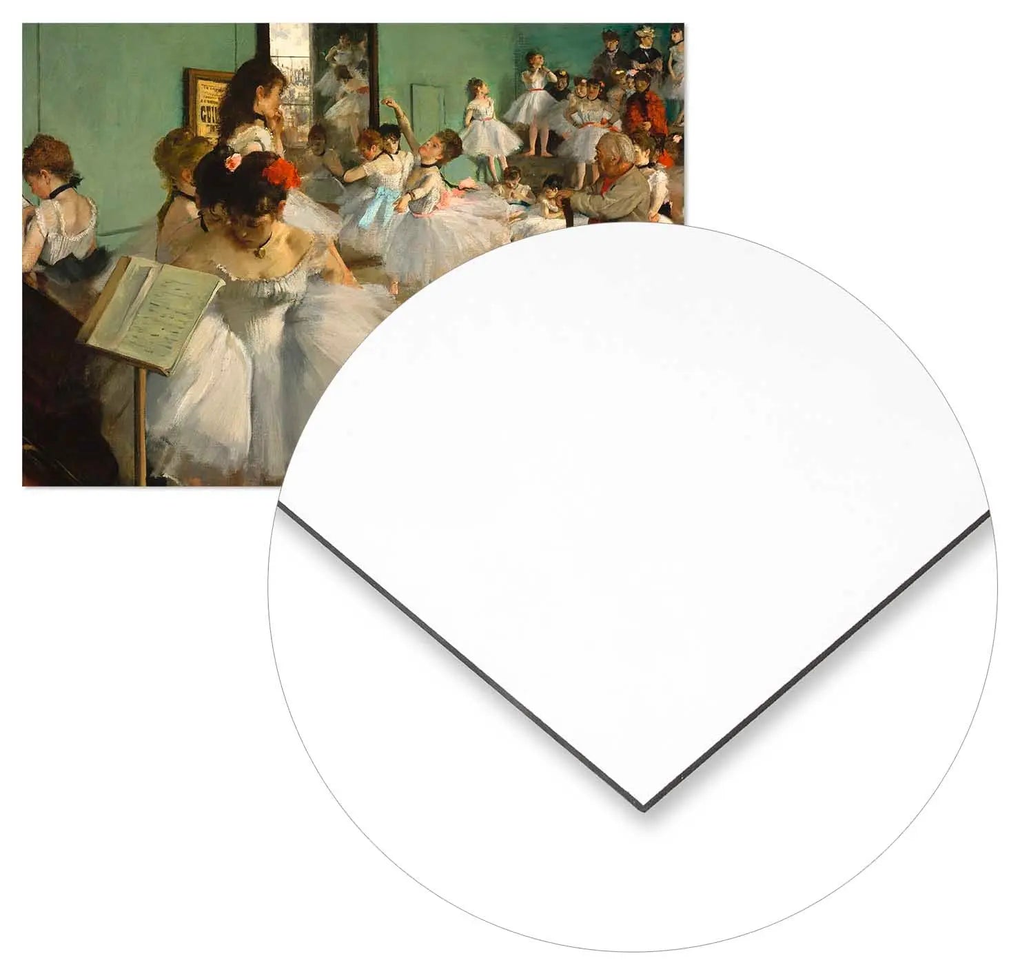 Cuadro Edgar Degas La Clase de Danza Home & Living Metal70x100cm