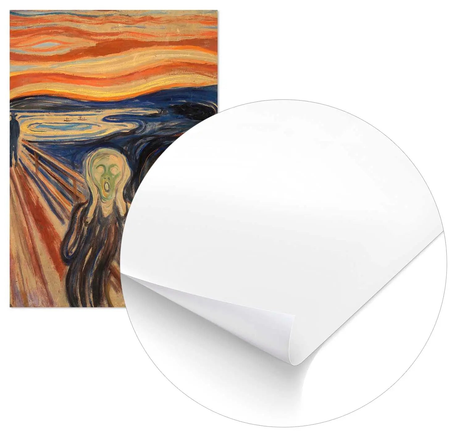 Cuadro Edvard Munch El Grito Home & Living Póster70x100cm