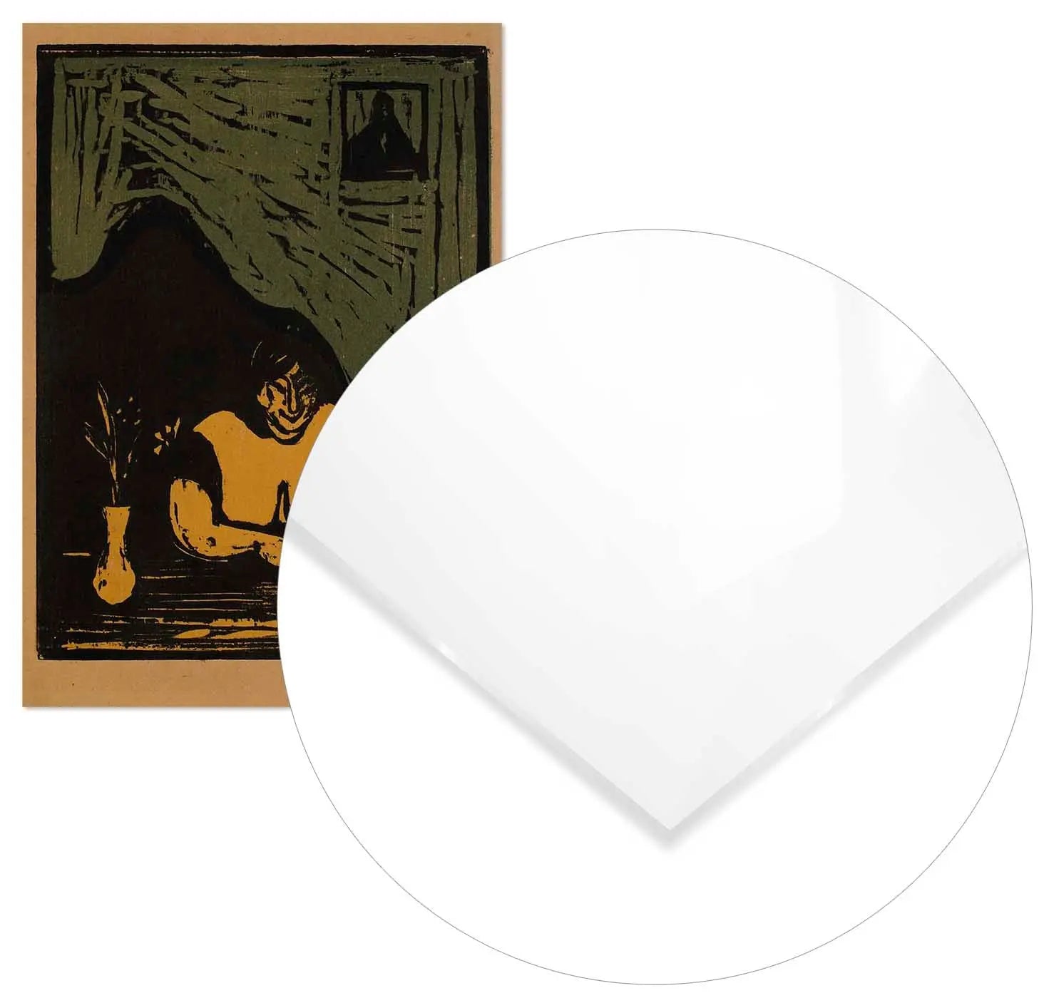 Cuadro Edvard Munch Mujer freeshipping - Home and Living