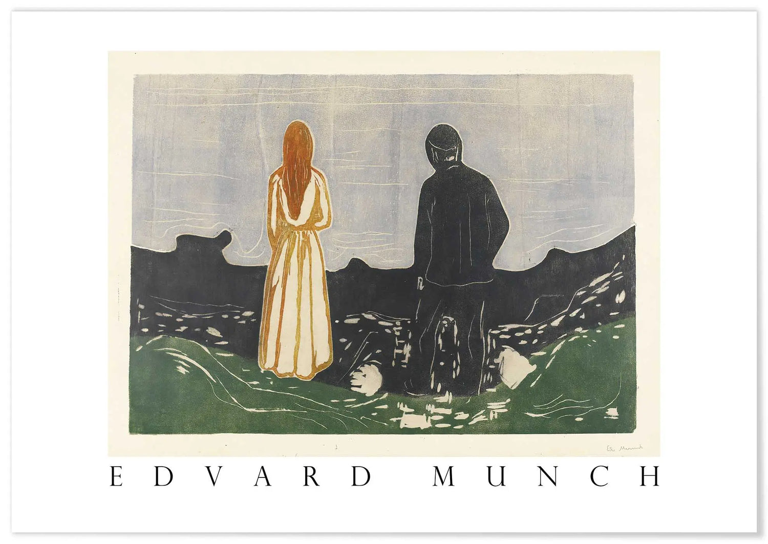 Cuadro Edvard Munch Solitarios freeshipping - Home and Living