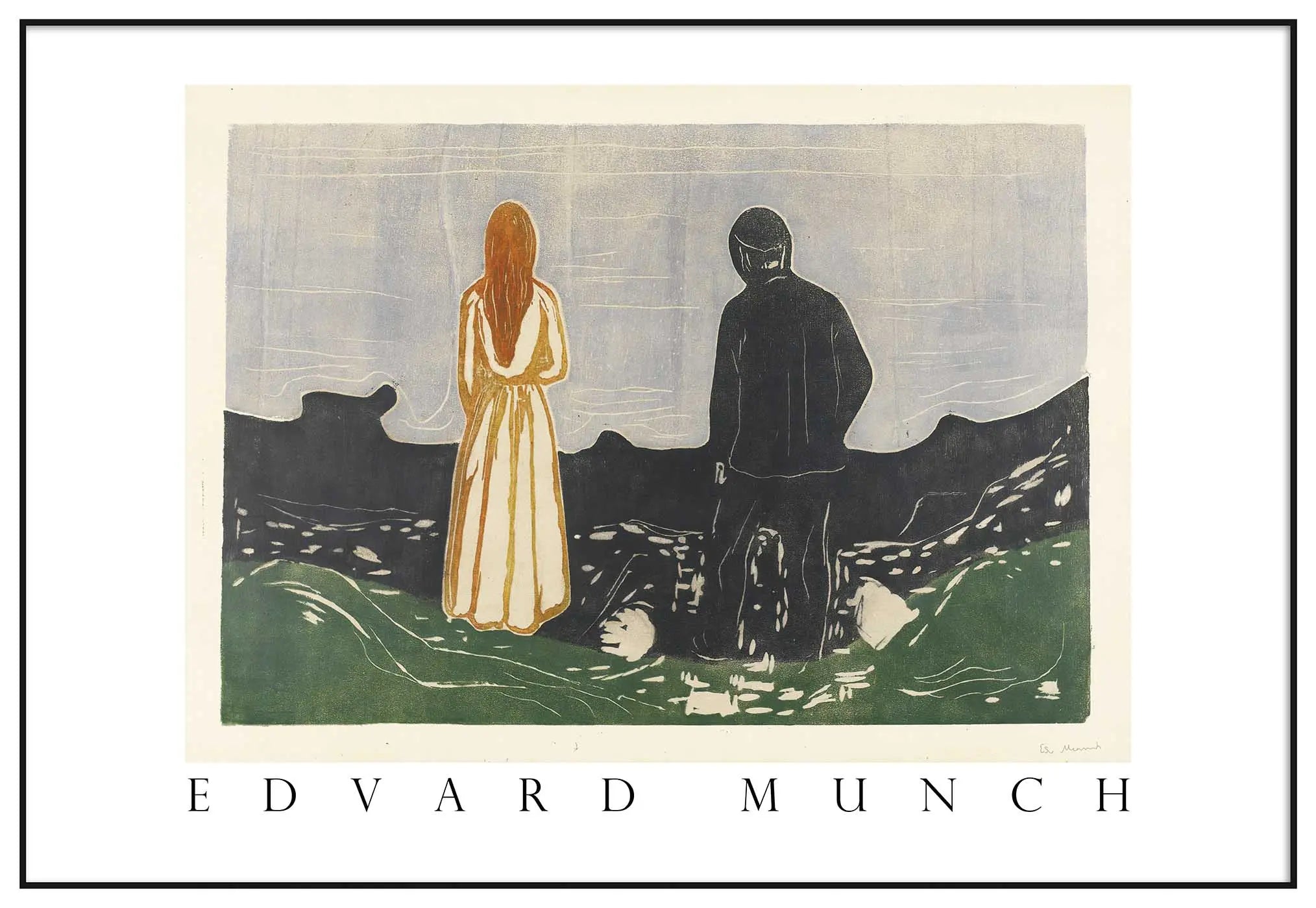 Cuadro Edvard Munch Solitarios freeshipping - Home and Living