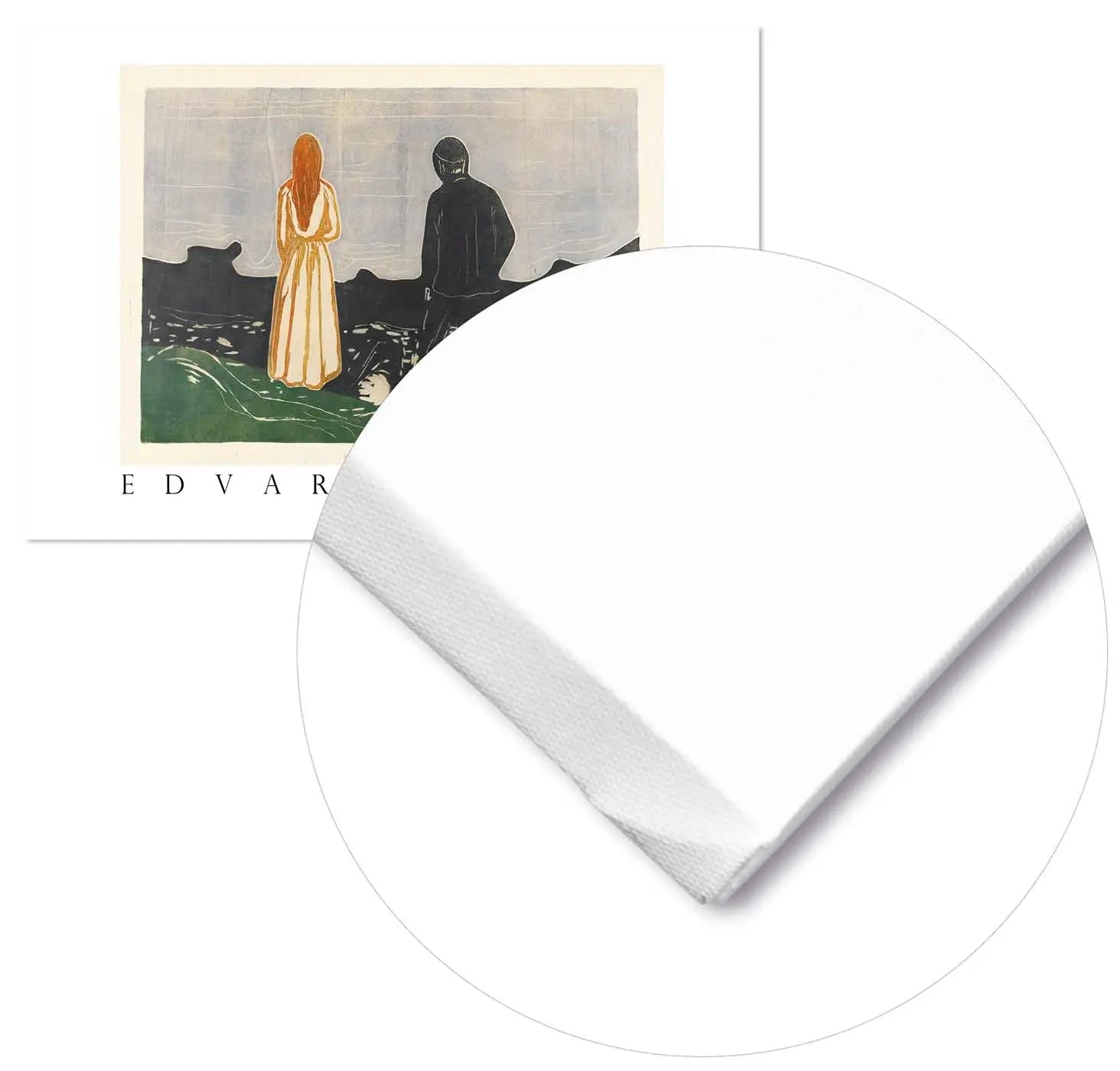 Cuadro Edvard Munch Solitarios freeshipping - Home and Living