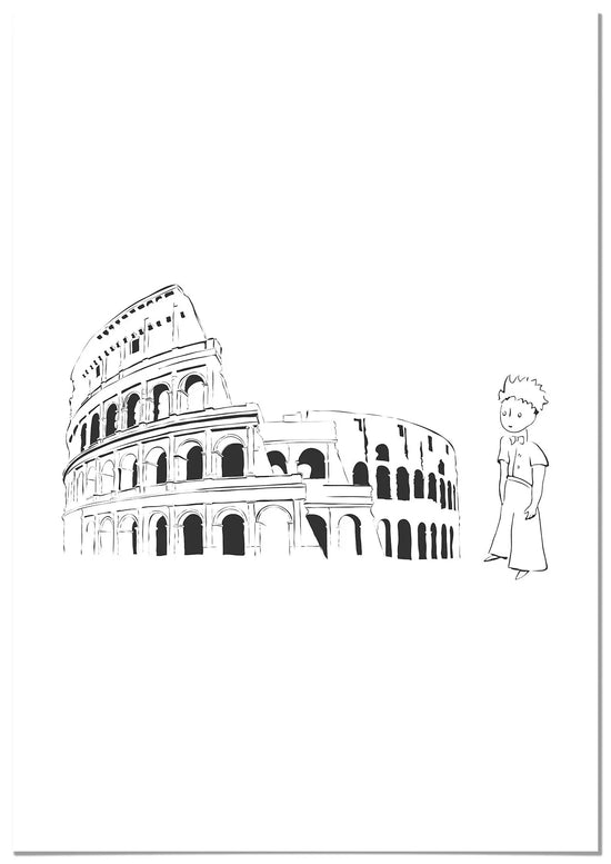 Cuadro El Principito Roma freeshipping - Home and Living