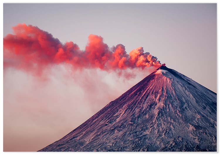Cuadro Erupción Volcán Home & Living 