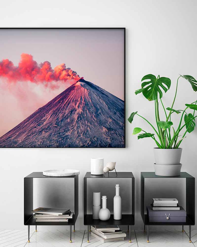 Cuadro Erupción Volcán Home & Living 