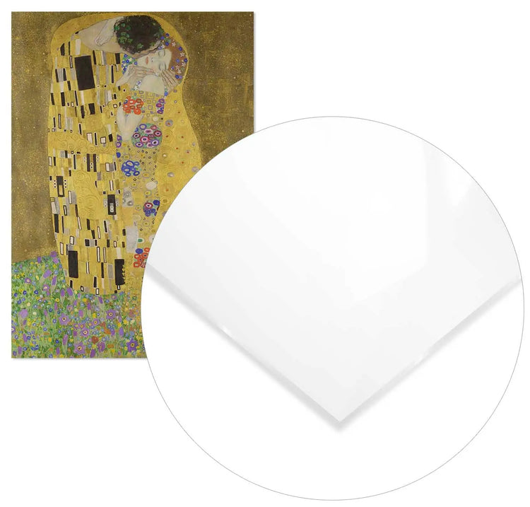 Cuadro Gustav Klimt El Beso Home & Living MetacrilatoEnmarcado70x100cm