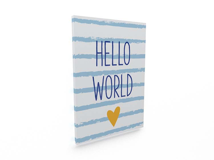 Cuadro Hello World Home & Living 