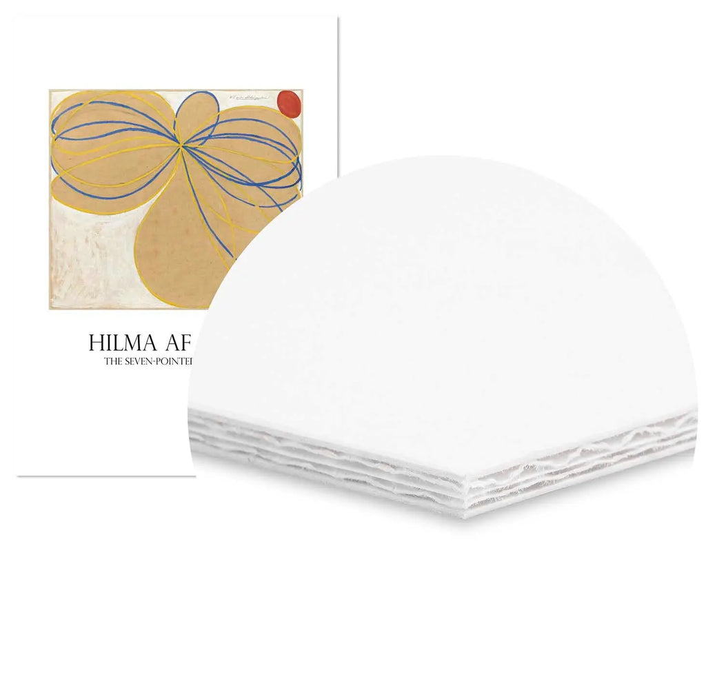 Cuadro Hilma Af Klint Estrellas Siete Puntas Home & Living CuadroEnmarcado70x100cm