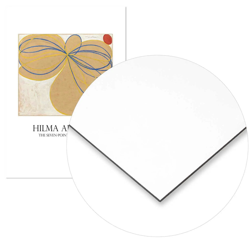 Cuadro Hilma Af Klint Estrellas Siete Puntas Home & Living Metal70x100cm