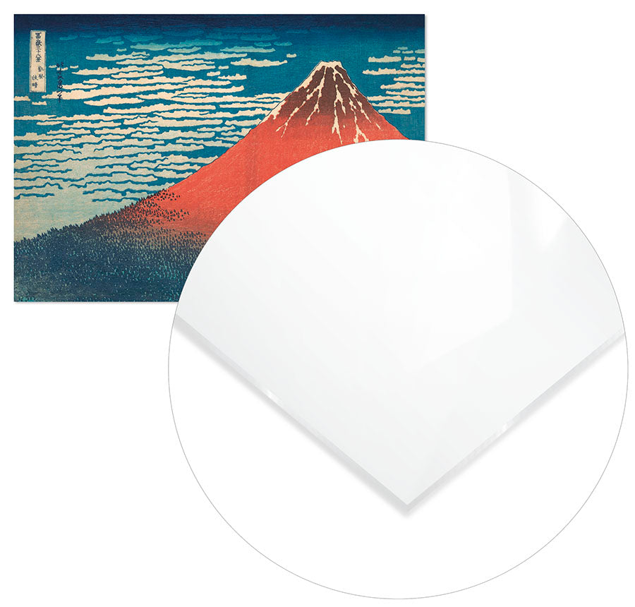 Cuadro Hokusai Volcán Rojo Home & Living 