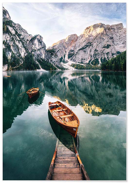 Cuadro Lago de Braies Italia Home & Living 