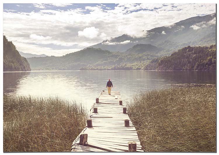 Cuadro Lago en Patagonia Home & Living 