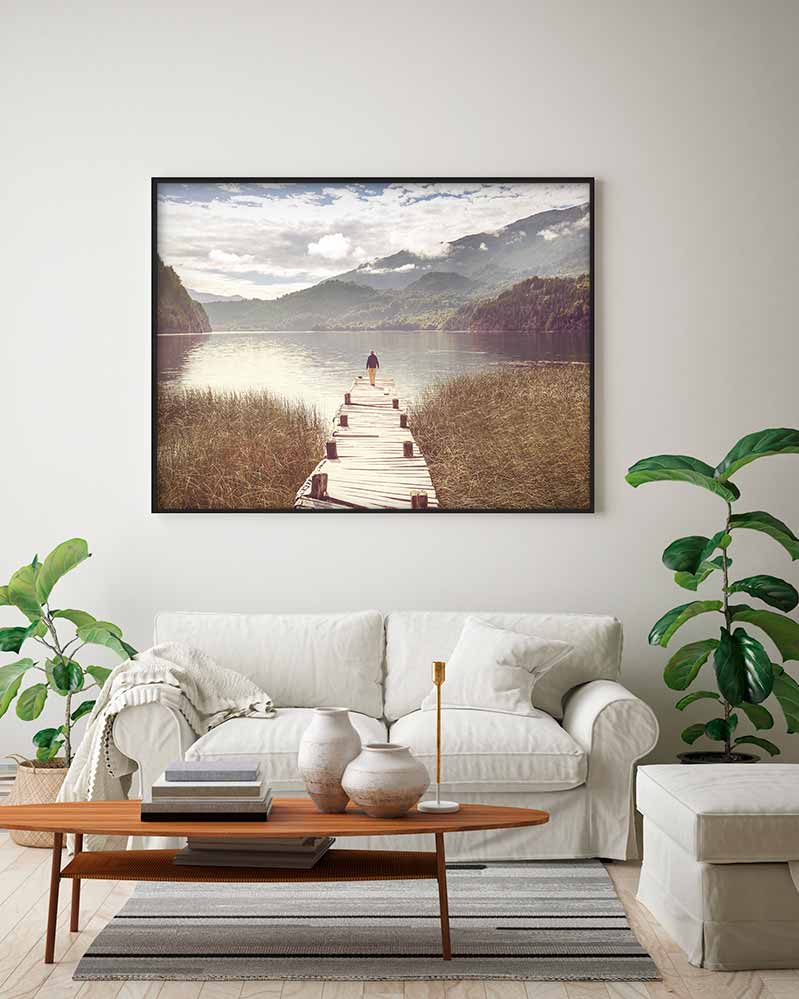 Cuadro Lago en Patagonia Home & Living 