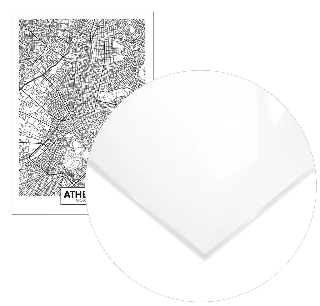Cuadro Mapa Atenas freeshipping - Home and Living