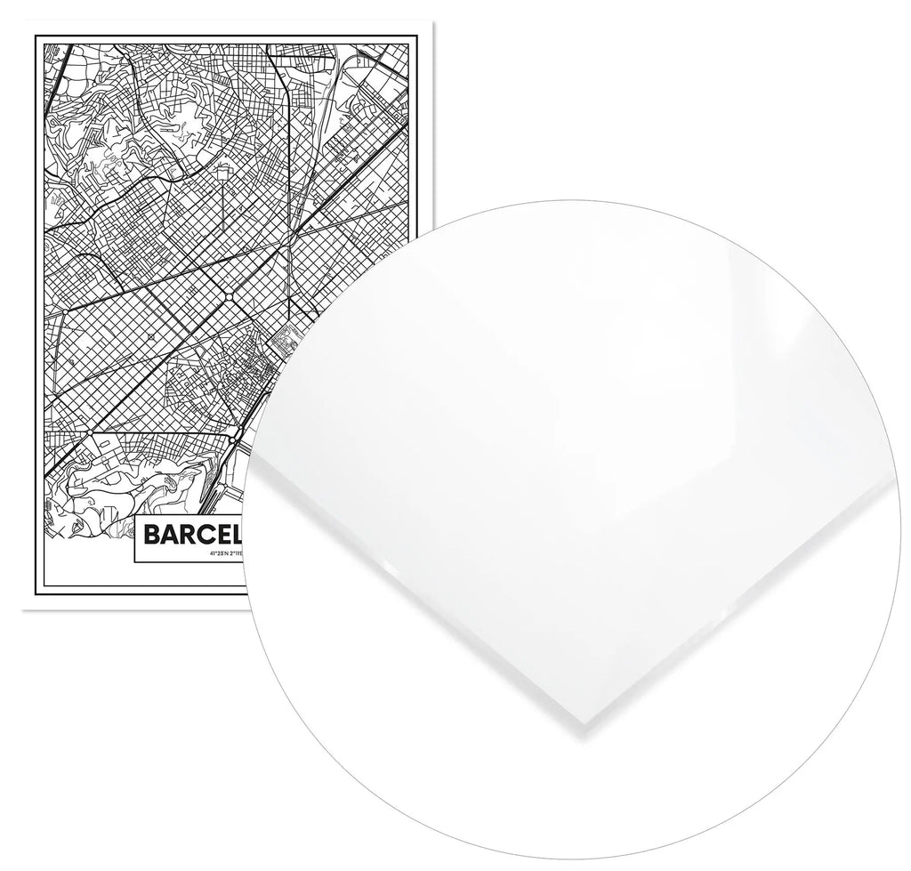 Cuadro Mapa Barcelona freeshipping - Home and Living