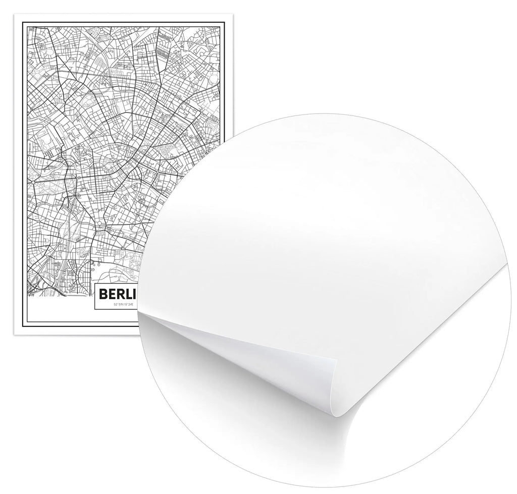 Cuadro Mapa Berlín freeshipping - Home and Living