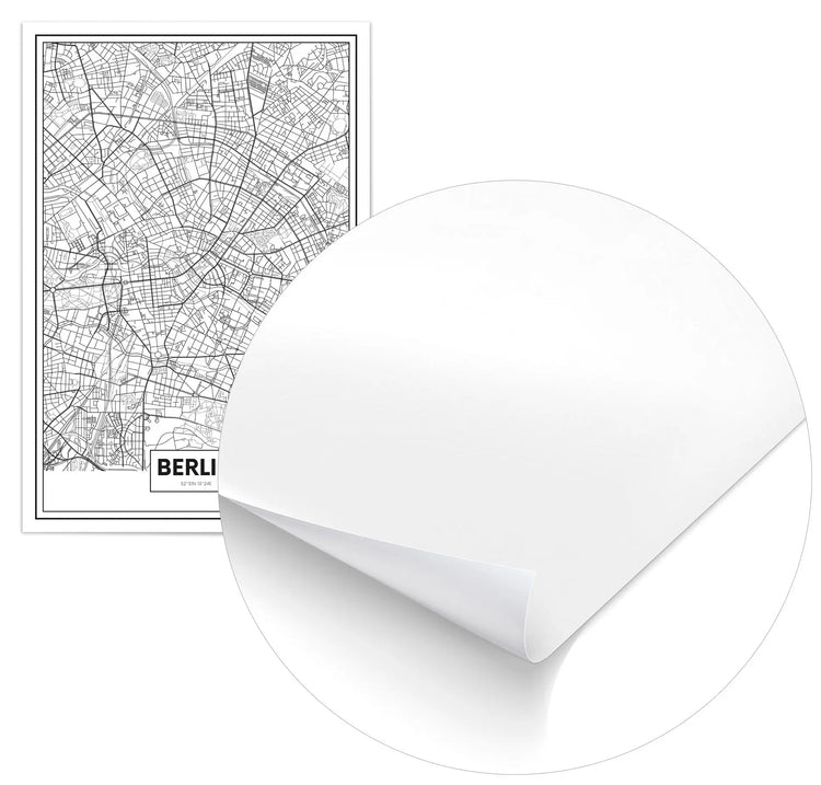 Cuadro Mapa Berlín Home & Living Póster70x100cm
