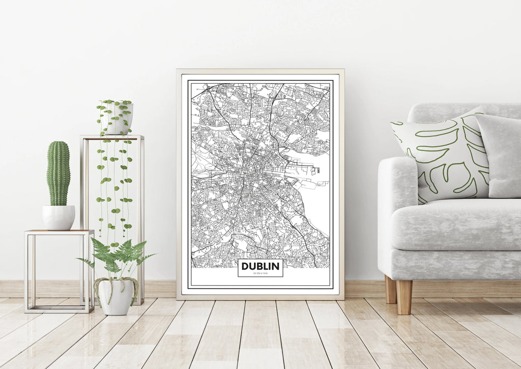 Cuadro Mapa Dublín freeshipping - Home and Living
