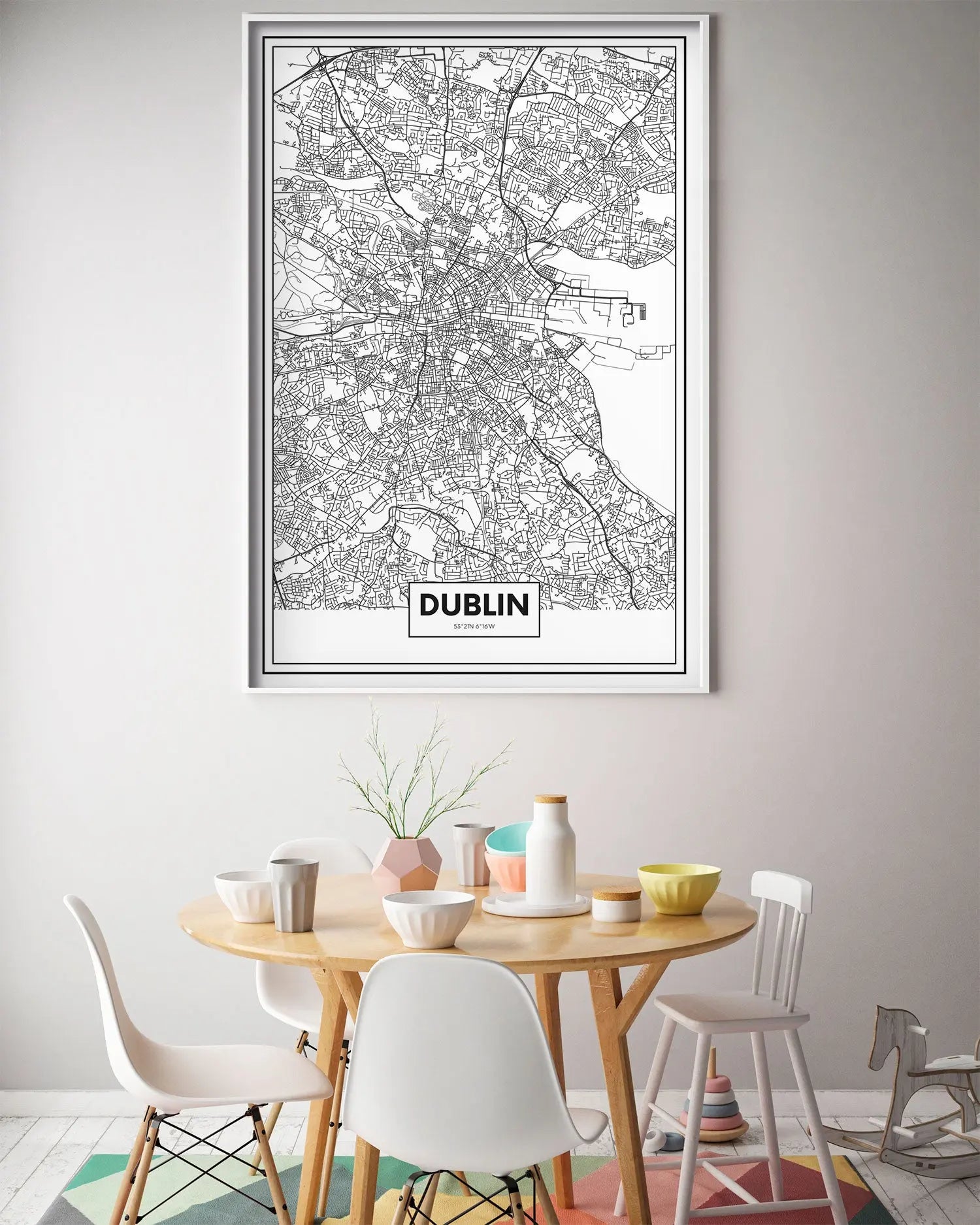 Cuadro Mapa Dublín freeshipping - Home and Living