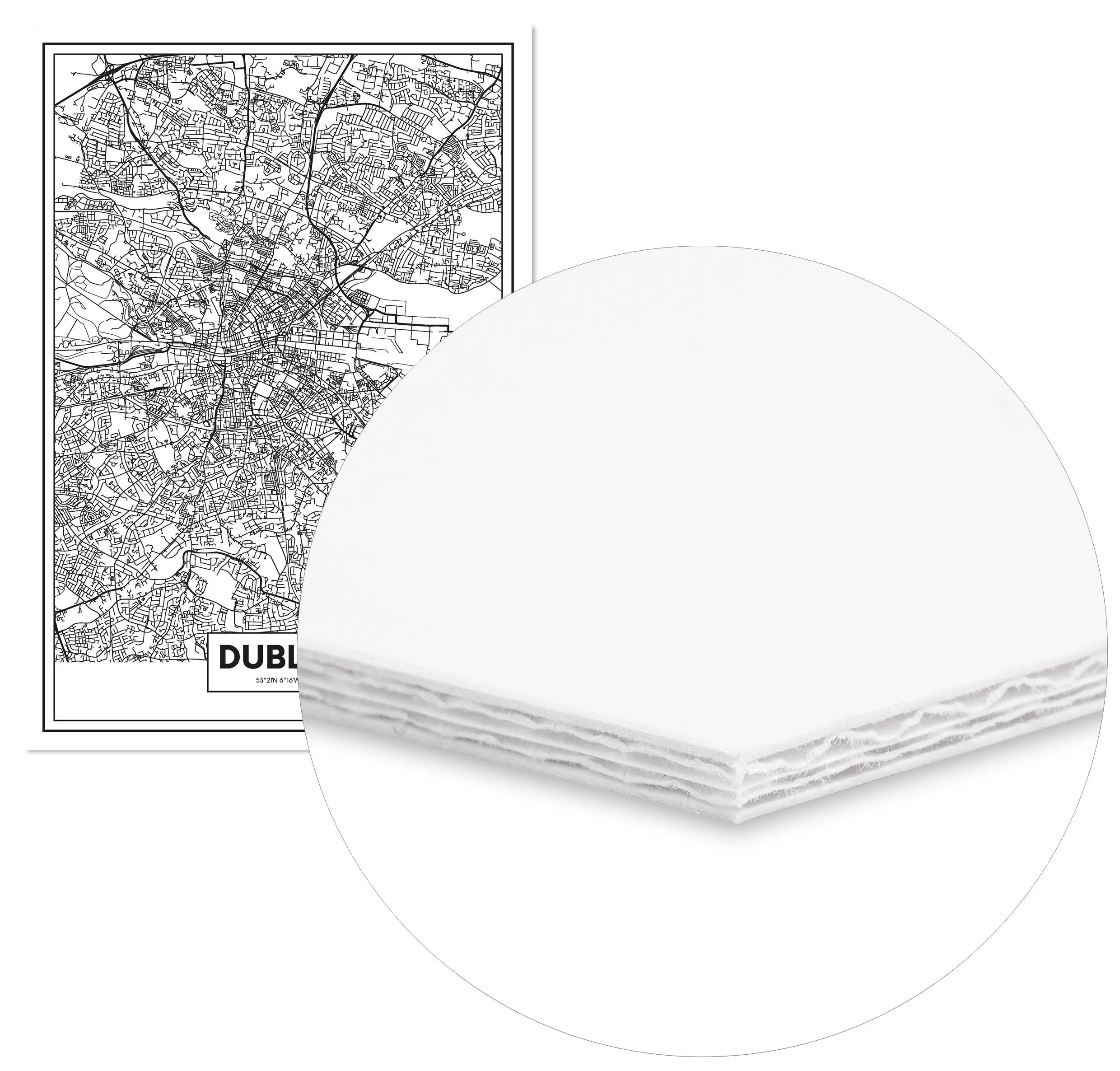 Cuadro Mapa Dublín freeshipping - Home and Living