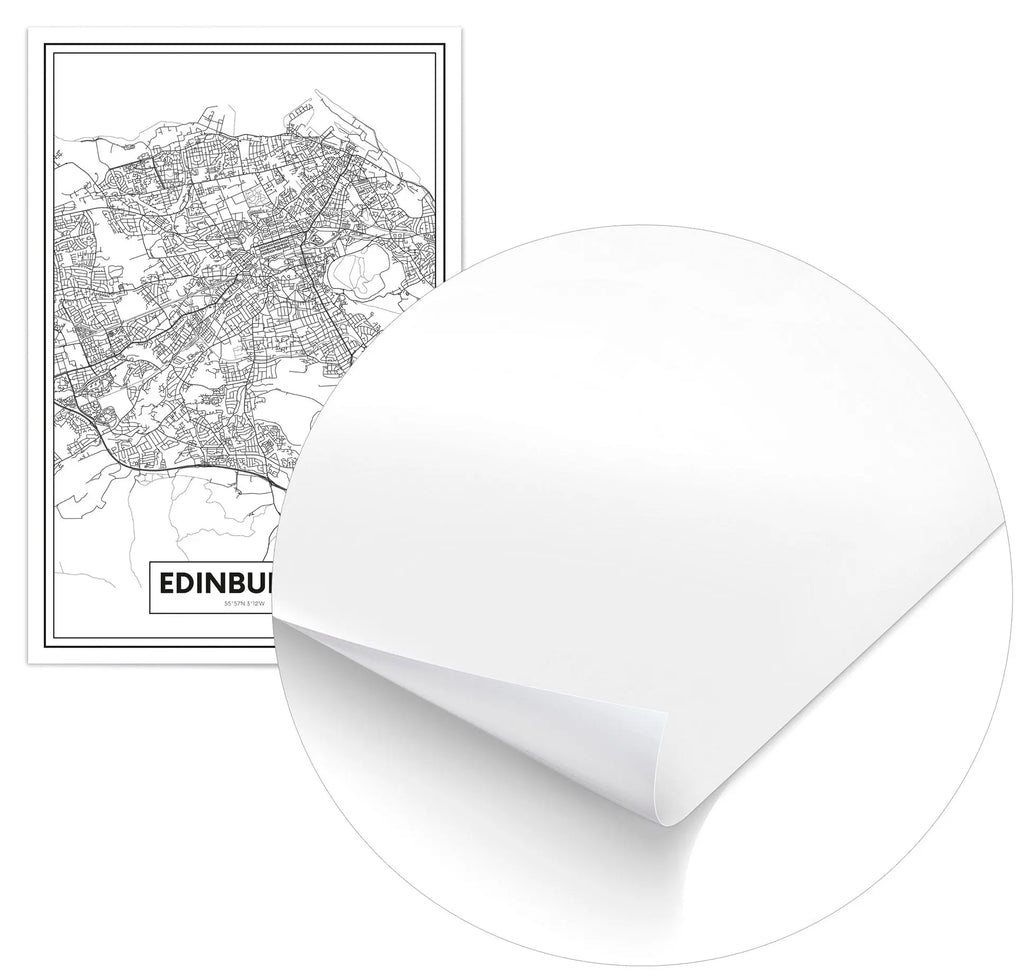 Cuadro Mapa Edimburgo freeshipping - Home and Living