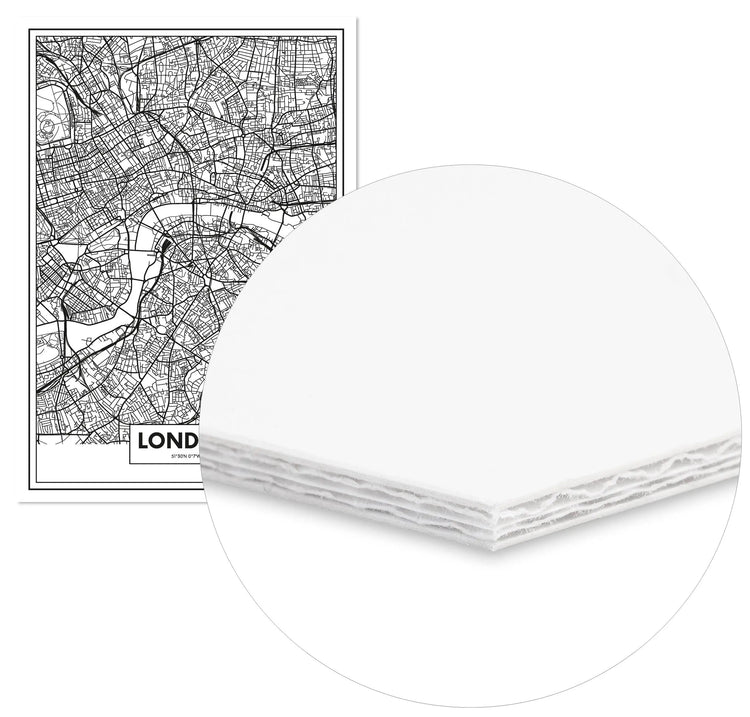 Cuadro Mapa Londres Home & Living CuadroEnmarcado70x100cm