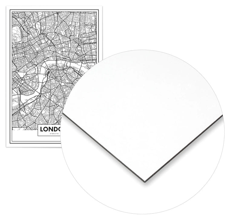 Cuadro Mapa Londres Home & Living Metal70x100cm