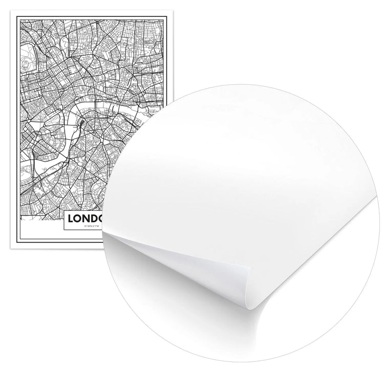 Cuadro Mapa Londres Home & Living Póster70x100cm