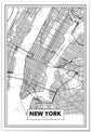 Cuadro Mapa Nueva York freeshipping - Home and Living