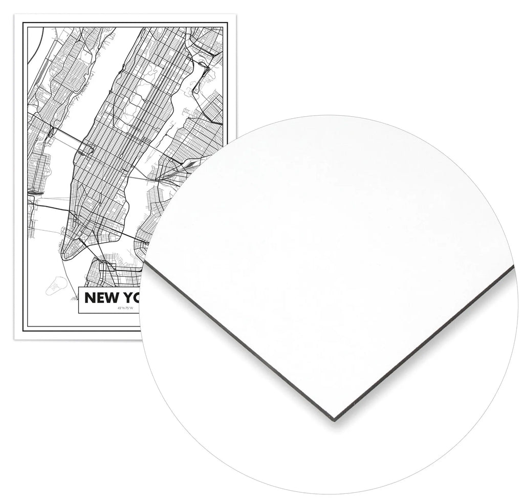 Cuadro Mapa Nueva York freeshipping - Home and Living