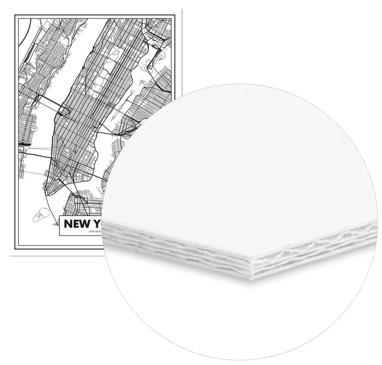 Cuadro Mapa Nueva York freeshipping - Home and Living