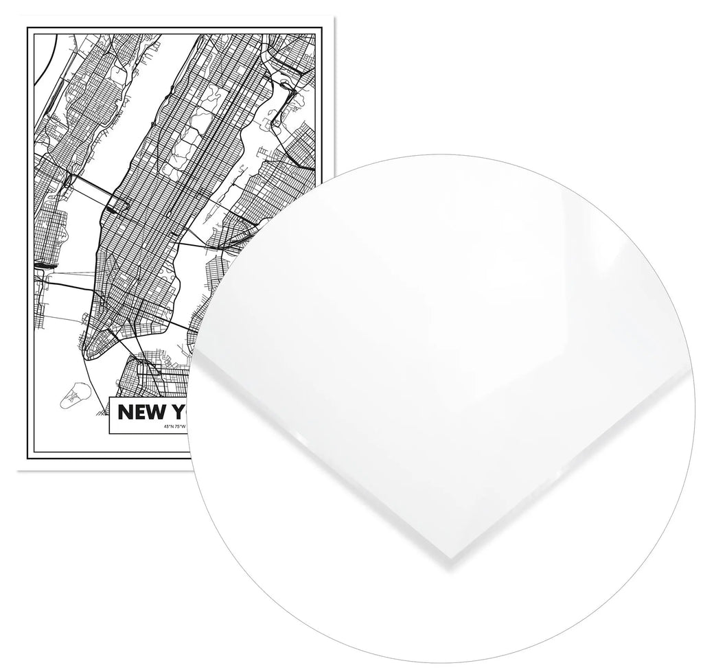 Cuadro Mapa Nueva York freeshipping - Home and Living