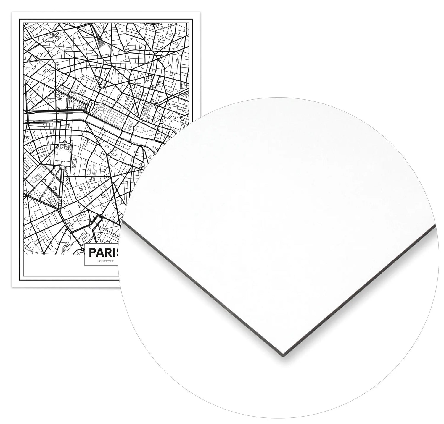 Cuadro Mapa París freeshipping - Home and Living