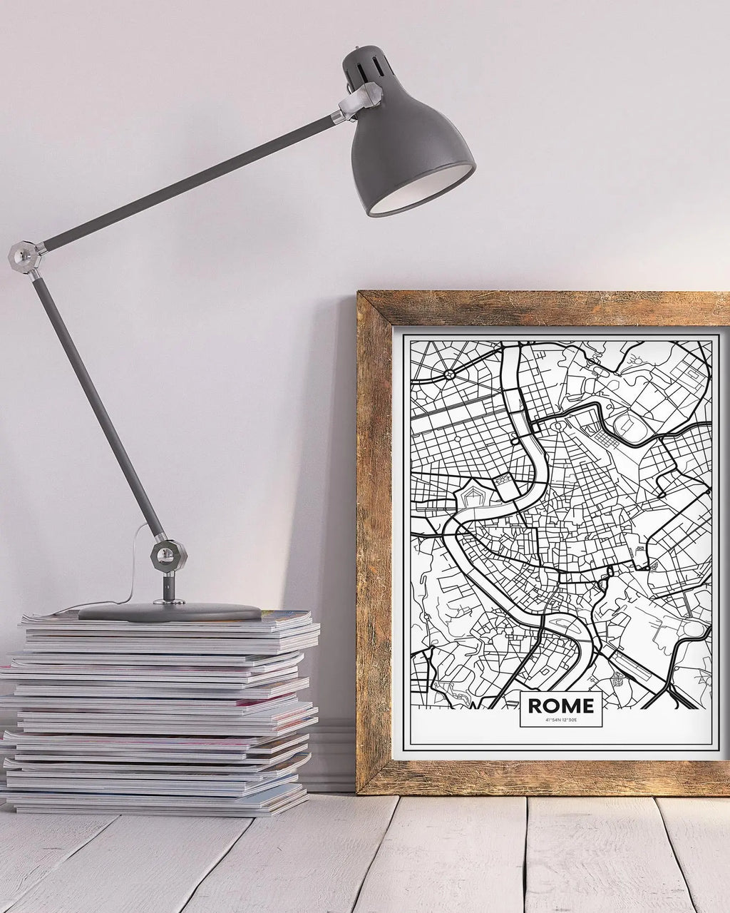 Cuadro Mapa Roma freeshipping - Home and Living