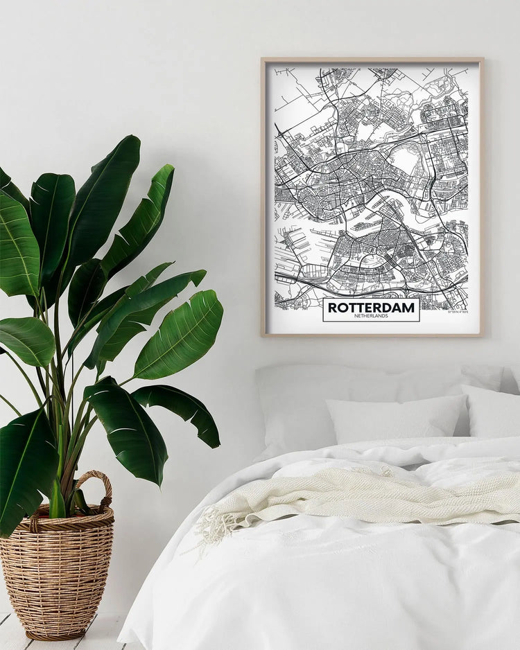Cuadro Mapa Roterdam freeshipping - Home and Living