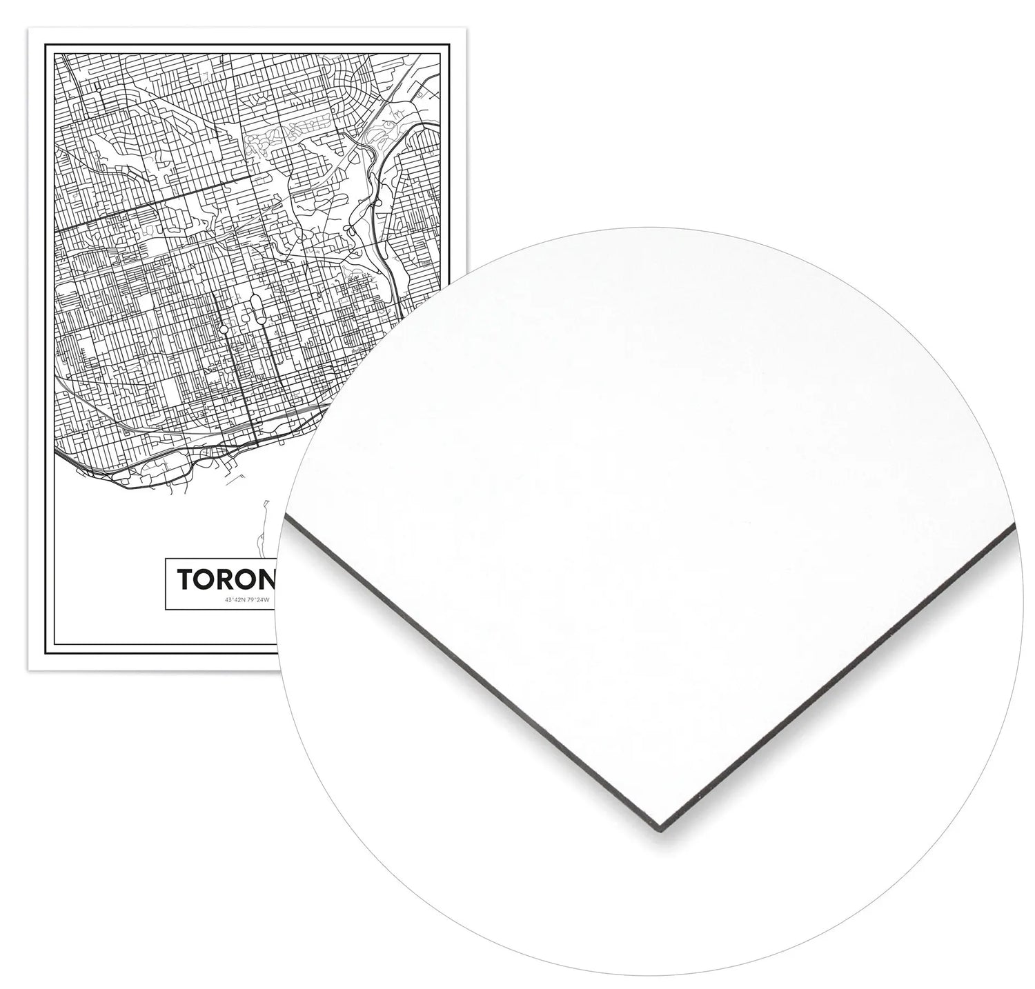 Cuadro Mapa Toronto freeshipping - Home and Living