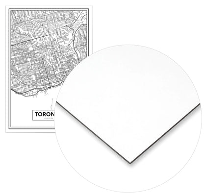 Cuadro Mapa Toronto Home & Living Metal70x100cm