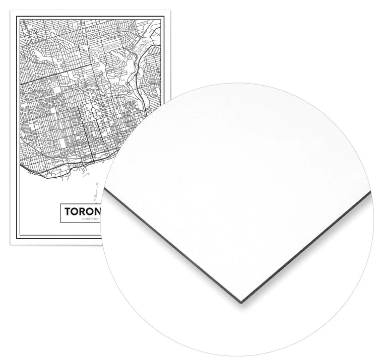 Cuadro Mapa Toronto Home & Living Metal70x100cm
