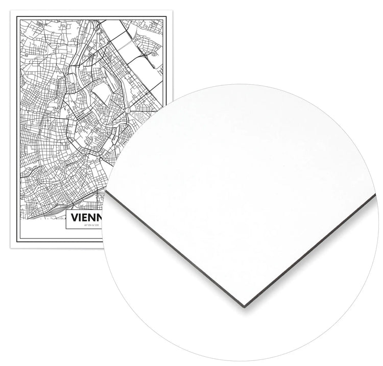 Cuadro Mapa Viena freeshipping - Home and Living