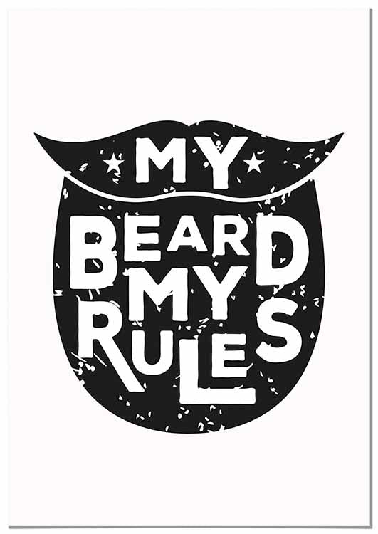 Cuadro My Beard My Rules Home & Living 