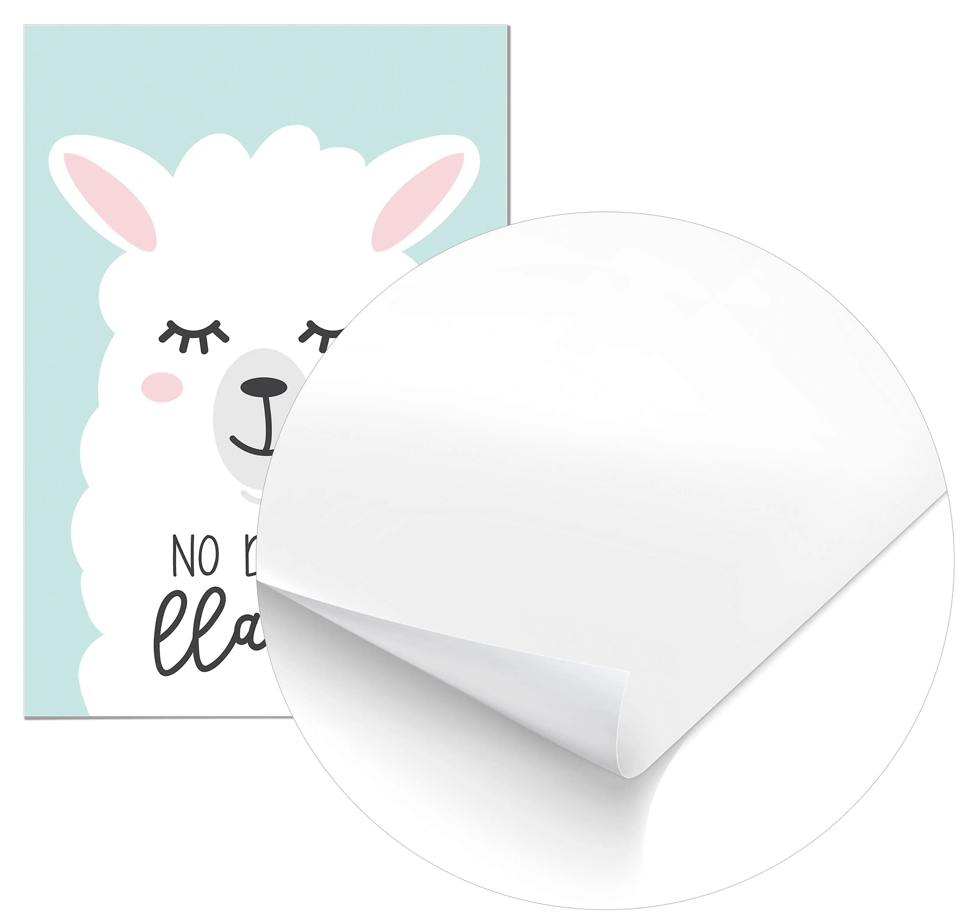 Cuadro No Drama Llama Home & Living Póster70x100cm