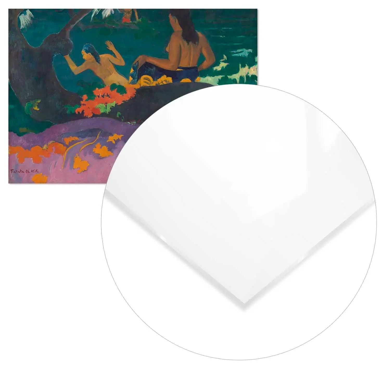 Cuadro Paul Gauguin Fatata te Miti Home & Living MetacrilatoEnmarcado30x21cm